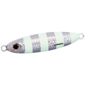 Shimano Ocea Stinger Butterfly Flat Light 72mm 50gr Metal Jig Yem  001 Zebra - 1