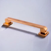 Sürgülü Kapı Çekme Kolu Tutma Kulpu Kulbu Çelik Dış Kapı Tutamağı Kol Bakır 30 Cm - 7