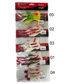 Captain 3559 Pencil Soft 10cm 12.5gr Turna Silikonu 3 Adet thumbnail 2