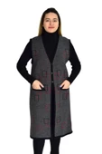 Kadın Triko Uzun Yelek UY1574 BGL-ST03456 - 4