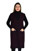 Kadın Triko Uzun Yelek UY1574 BGL-ST03456 - 3