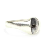 925 Ayar Gümüş Onix Taşlı Erkek Yüzük thumbnail 1