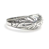 925 Ayar Gümüş İşlemeli Yüzük thumbnail 1