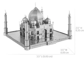 TAÇ MAHAL HİNDİSTAN 3D Metal Maket Bulmaca Puzzle modeli kitleri DIY 14+ Yaş 125+ parça - 2