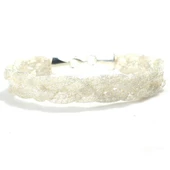 925 Ayar Gümüş Elişi Kalın Örgü Bileklik thumbnail 5