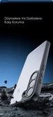 Polham Samsung Galaxy S23 FE İle Uyumlu Mat Silikon Kılıf, Buzlu Sert Solmaz Parmaz İzi Önleyici Kılıf - 3