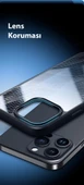 Polham iPhone 15 İle Uyumlu Mat Silikon Kılıf, Buzlu Sert Solmaz Parmaz İzi Önleyici Kılıf - 4