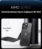Polham iPhone 15 İle Uyumlu Mat Silikon Kılıf, Buzlu Sert Solmaz Parmaz İzi Önleyici Kılıf - 3
