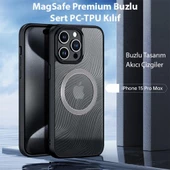 Polham iPhone 15 Pro Max İle Uyumlu Magsafeli Mat Silikon Kılıf, Darbe Emici, Kamera Korumalı Kılıf - 2