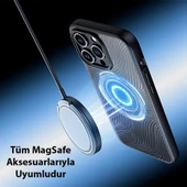 Polham iPhone 15 Pro İle Uyumlu Magsafeli Mat Silikon Kılıf, Darbe Emici, Kamera Korumalı Kılıf - 3
