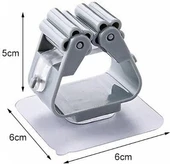 4 Adet Gri Renk Paspas Süpürge Fırça Ve Mop Askısı Sap Tutucu Mop Tutucu - 2