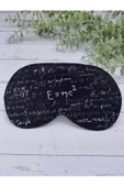 E=mc2 Fizik Formül Uyku Bandı Göz Bandı Baskılı Pamuk Seyahat Uyku Bandı - 1