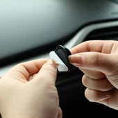 10 Adet Koblo Tutucu Siyah Çok Amaçlı Kanca Kablo Toparlayıcı Yapışkanlı Askı Araç İçi Askı Aparatı - 4