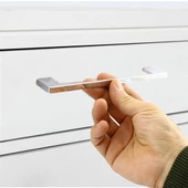 Yeni Lama 160 Mm Düz Mobilya Mutfak Dolabı Çekmece Dolap Kapak Kulpu Kulpları Kulbu Krom Metal Kulp - 5