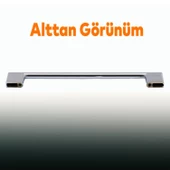 Yeni Lama 160 Mm Düz Mobilya Mutfak Dolabı Çekmece Dolap Kapak Kulpu Kulpları Kulbu Krom Metal Kulp - 4