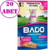 Bado Tavuklu Yavru Kedi Yaş Maması 85 Gr 20 AD - 2