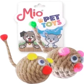 Mio Kedi Oyuncağı Renkli No 6 İp Top 1 AD - 1