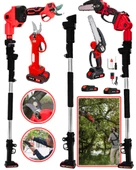 Wacker Pro Germany  3lü Set RED 2400 Wf 25 Ah 2 Akülü Dal Budama + Bağ Makası + 2.7 Metre Teleskopik Uzatma Hediye - 1