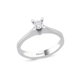 0,40 KARAT PIRLANTA TEKTAŞ YÜZÜK - 1