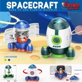 MG-D400-44 Sürtmeli Astronotlu Uzay Roketi - 3