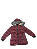 uğurböceğiçocuk Bygazi Bel Büzgülü Şapka Kürklü 1-4 Yaş Yaş   Kız  Mont 5011 - 6