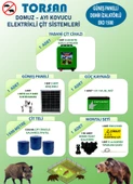 TORSAN GÜNEŞ PANELLİ EKO PLUS 1500 Elektrikli Çit Sistemi ( Domuz - Ayı Kovucu ) 1500MT - 1
