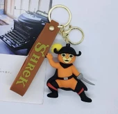 Şhrek Film Karakteri Çizmeli Kedi Silikon Anahtralık Çanta Süsü thumbnail 2