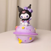 Kawaii Sanrio Kuromi Satürn Yanı Sönen Renk Değiştiren Gece Lambası Kumbara - 1