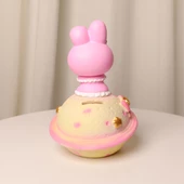 Kawaii Sanrio My Melody Satürn Yanıp Sönen Renk Değiştiren Gece Lambası Kumbara - 2