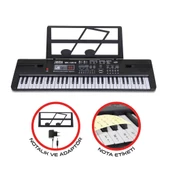 Jwin MK-1261B 61 Tuşlu Elektronik Org (Etiket. Adaptör Hediye) - 1