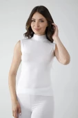 Vivaldi Kadın Beyaz Sıfır Kol Balıkçı Body 350 thumbnail 7