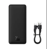 Baseus Ultra İnce 20W 10000mAh Süper Hızlı Taşınabilir Powerbank, Type C Kablolu Çip Korumalı Hafif Powerbank - 1