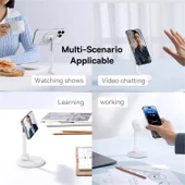 Baseus Yükseklik Ayarlık Magsafe İle Uyumlu Ultra Sağlam Telefon Tutucu Stand, Oynar Başlıklı Telefon Tablet Standı - 4