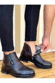 Muggo M1001 Su&soğuk Geçirmez Kürklü Garantili Unisex Kışlık Fermuarlı Bot Kauçuk Taban Sağlam - 2