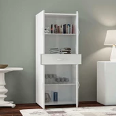 MODİLAYN ÇAĞ 4 Kapak Tek Çekmeceli Dolap, Çok Amaçlı Dolap, Banyo Dolabı, Mutfak Dolabı - 4