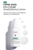 Vichy Capital Soleil Uv Clear Spf50 Yüz Güneş Kremi 40 ml - Karma Ve Yağlı Ciltler - 2