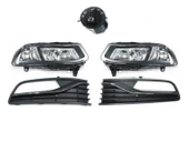 LEADER Vw polo 6C sis lambası farı çerçeveli çift duylu ve far anahtarı 2012+ - 3