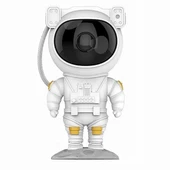 BUFFER® Uzaktan Kumandalı ve Zamanlayıcılı Farklı Renk Işık Modlu Astronot Projektör Gece Lambası - 2
