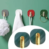 BUFFER® 2li Yapışkanlı Retro Askılık Dolap Kapak Kulpu Yeşil - 1