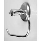 Metal Sağlam Krom Tuvalet Kağıtlık Aparat Kapalı WC Kağıt Standı Bez Havluluk Paslanmaz thumbnail 4