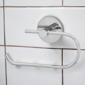 Metal Sağlam Krom Tuvalet Kağıtlık Aparat Kapalı WC Kağıt Standı Bez Havluluk Paslanmaz thumbnail 5