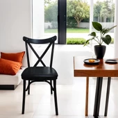 Modilayn SUNGUR Metal Siyah Tekli Tonet Sandalye - 1