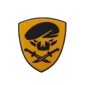 Single Sword Komando Bere-Bıçak Plastik Patch - Peç - 2