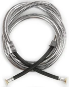 Sardıcı Sürgülü Duş Seti Lüks Krom Sürgü Ve Sabunluk Örgülü Hortum Duş Seti - 5