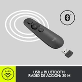 Logitech R500S 2.4GHz Presenter Grafit 910-005843 - 3
