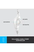 Logitech H390 Mikrofonlu Kulaklık Beyaz 981-001286 - 1