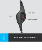 Logitech H390 Mikrofonlu Kulaklık Siyah 981-000406 - 1