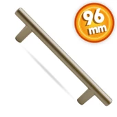 10 Adet Gül Boylu Mobilya Mutfak Dolap Çekmece Dolabı Metal Kulpu Kulbu Kulpları Saten Renk 96 Mm - 6