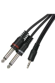 Tunex 3,5mm St Erkek 2x6,3mm Mono Erkek 5 Metre Kablo Mr-500 - 2