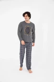 Kapbirtane Erkek Pamuk'lu Uzun Kol İnce Pijama Takımı 1000 - 1 Adet - 1